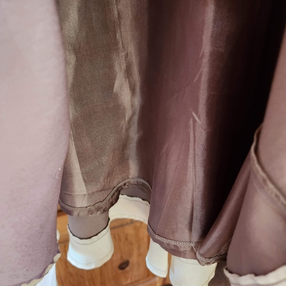 Anthropology Sleeveless Skater Skirt Dress Gray & Cream Size S - Picture 7 of 12